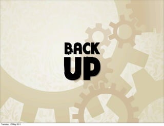 Back
                       up
Tuesday, 17 May 2011
 