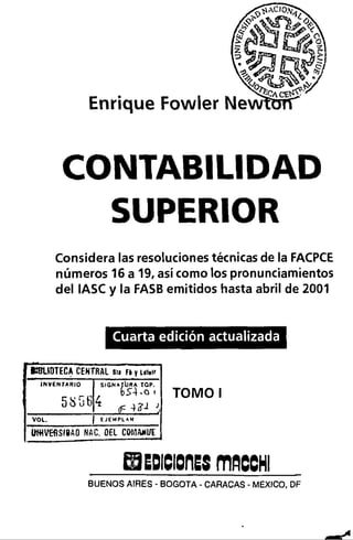 Contabilidad Superior (Enrique Fowler Newton)