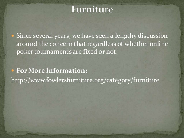 Fowlers furniture