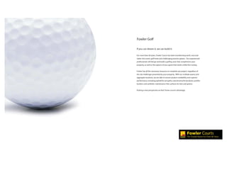 Fowler Catalog.pdf Fowler Courts Brochure | PDF
