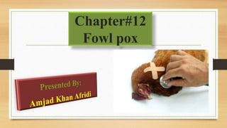 Chapter#12
Fowl pox
 
