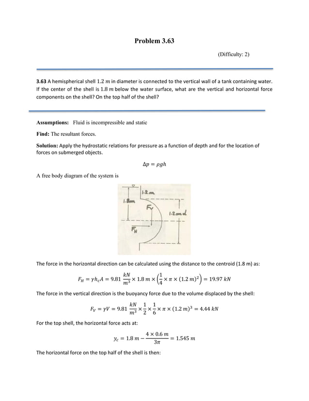 Fox and McDonalds Introduction to Fluid Mechanics 9th Edition Pritchard Solutions Manual