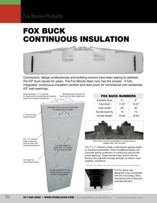 Fox Blocks ICF Guidebook | PDF