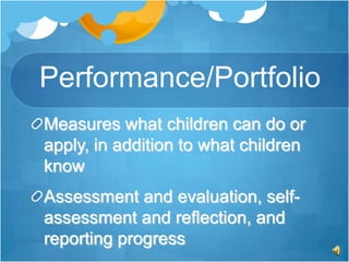 The Purpose of Early Childhood Assessment | PPTX
