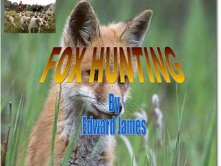 FOX HUNTING By Edward James 