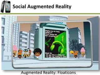 Augmented Reality: Floaticons
Social Augmented Reality
 