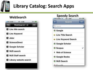 Library Catalog: Search Apps
WebSearch Speedy Search
 