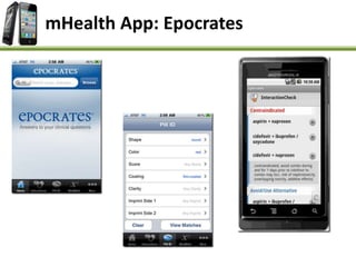 mHealth App: Epocrates
 