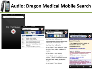 Audio: Dragon Medical Mobile Search
 