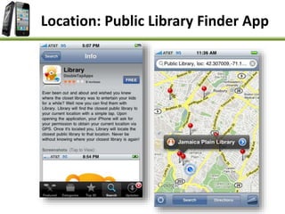 Location: Public Library Finder App
 
