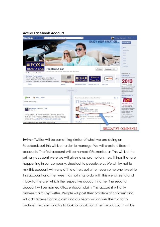 Fox rent a car Rebranding Strategy Doc