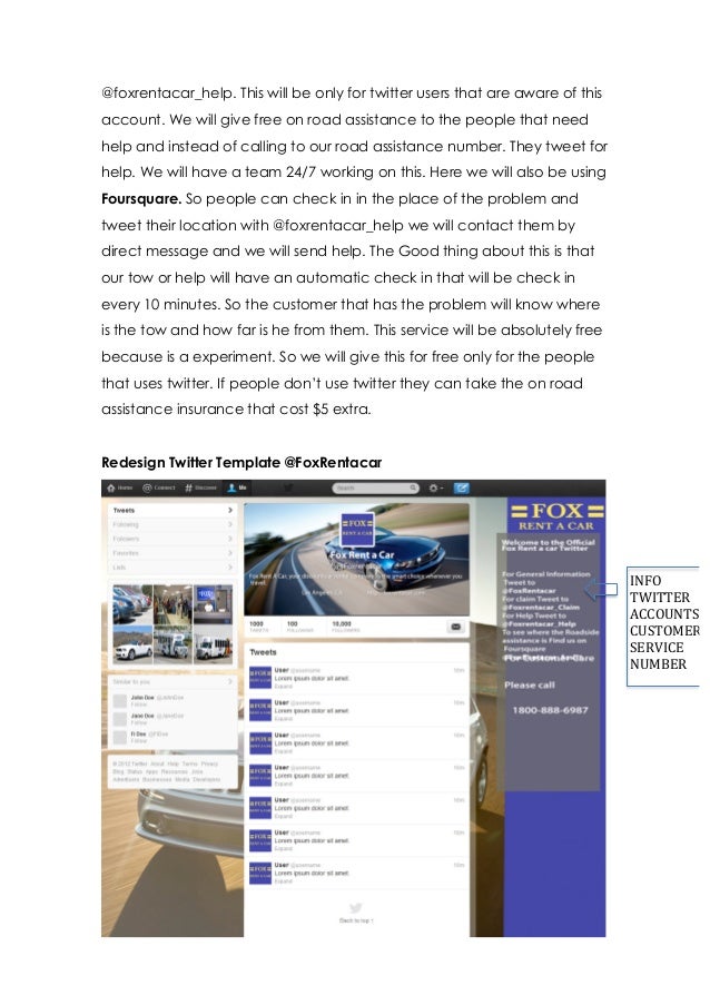 Fox rent a car Rebranding Strategy Doc