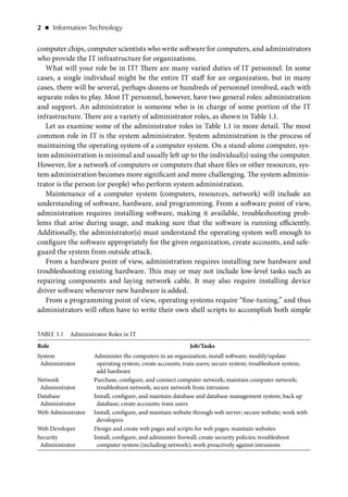 Introduction to Information Technology   
◾    3  
and complex tasks. In Linux, for instance, many components of the opera...