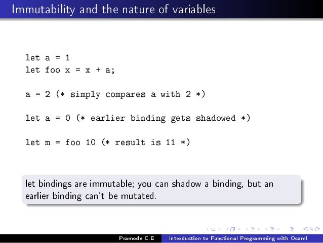 Ocaml Pattern Matching Variables | introduction to functional programming using ocaml Ocaml Pattern Matching Variables | introduction to functional programming using ocaml