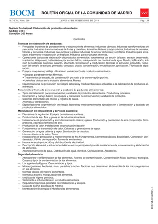 Formación Profesional Básica en la Comunidad de Madrid y se aprueba el Plan de Estudios de veinte títulos profesionales bá...
