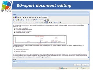 EU-xpert document editing Inserting picture from desktop adjust import settings if needed before importing 