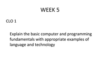 2.2 Demonstrate the understanding of Programming Life Cycle | PPT