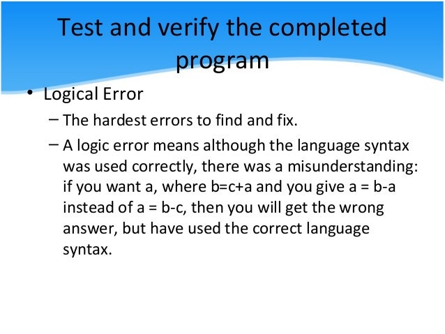 2.2 Demonstrate the understanding of Programming Life Cycle
