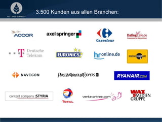 3.500 Kunden aus allen Branchen:
 