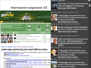 International cooperation 2.0




                                11
 