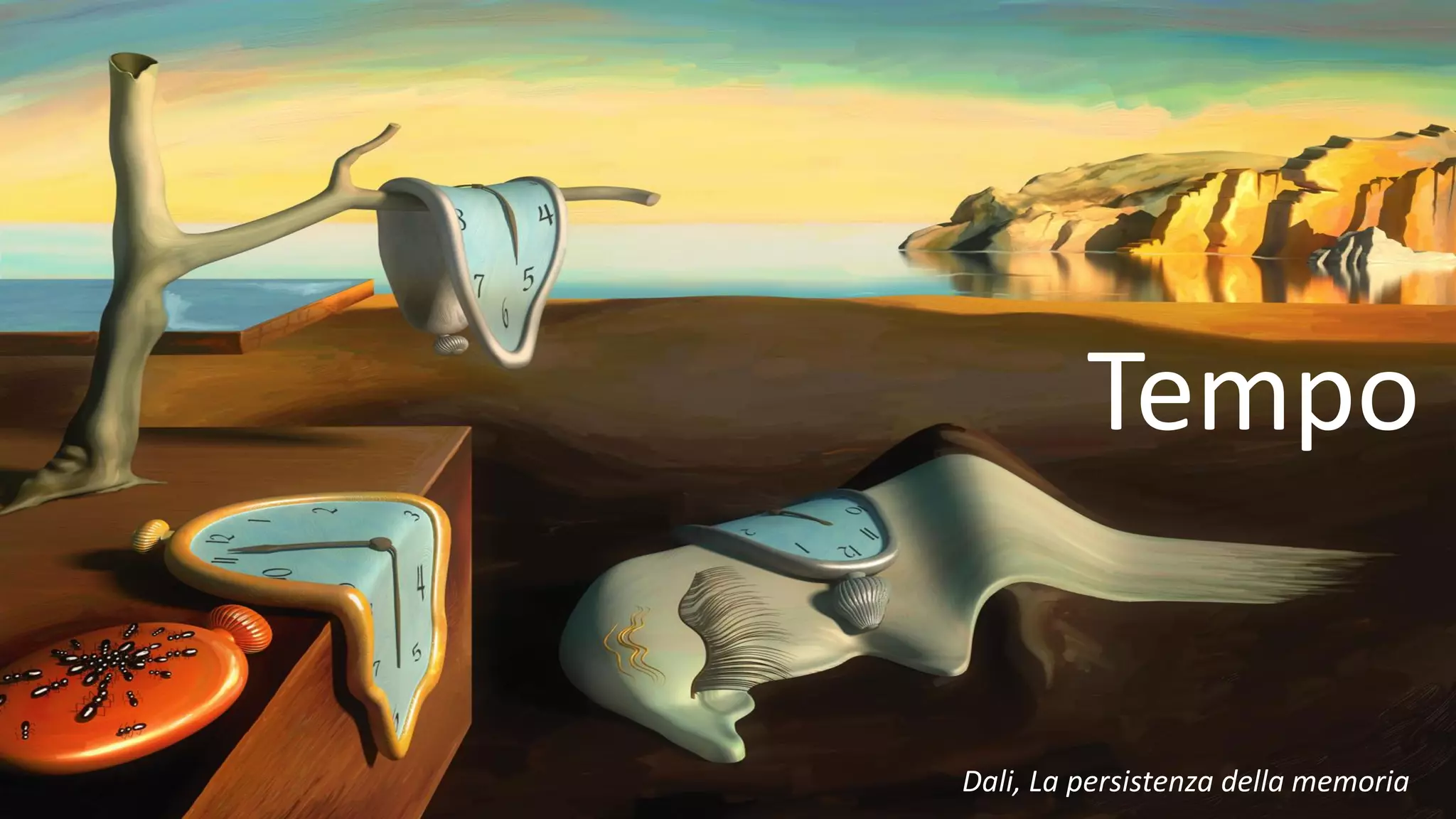 Urban Data
Tempo
Dali, La persistenza della memoria
 