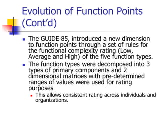 FP Analysis document contains details on FP analysis with examples | PDF