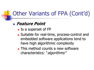 FP Analysis document contains details on FP analysis with examples | PDF