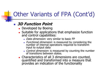 FP Analysis document contains details on FP analysis with examples | PDF