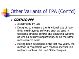 FP Analysis document contains details on FP analysis with examples | PDF