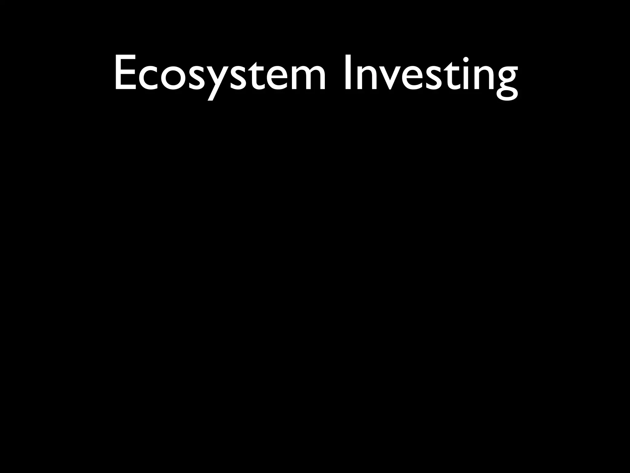 Financial Permaculture & Ecosystem Investing