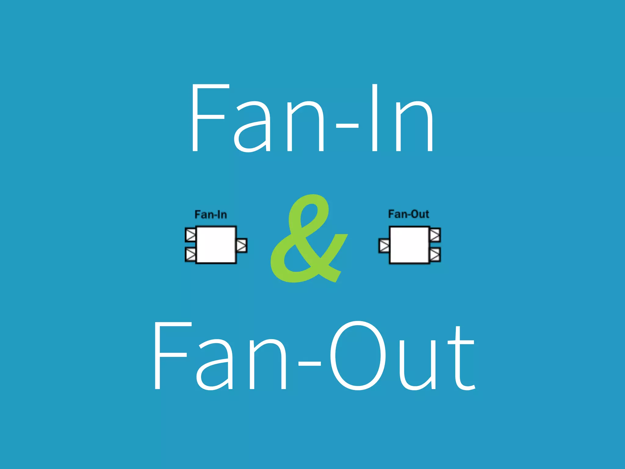 Fan-In
Fan-Out
&
 