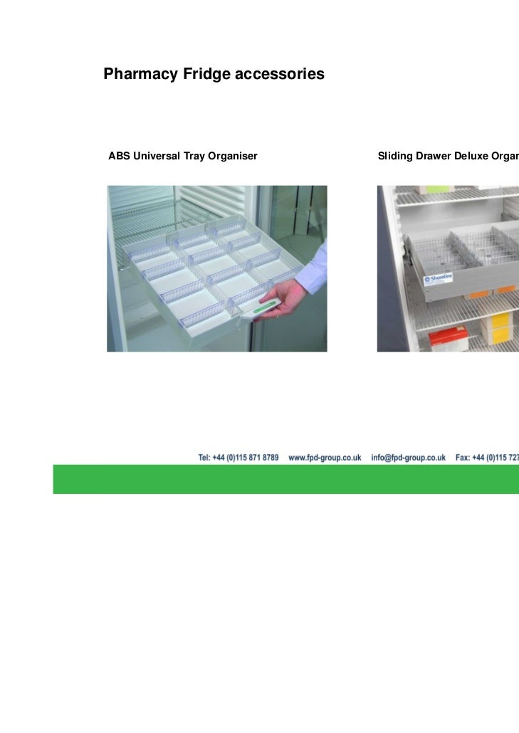 FPD Pharmacy Fridge Selection