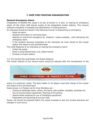 Fire prevention and Fire Fighting(FPFF)