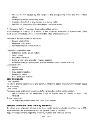 Fire prevention and Fire Fighting(FPFF)