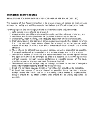 Fire prevention and Fire Fighting(FPFF)