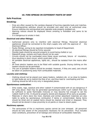 Fire prevention and Fire Fighting(FPFF)