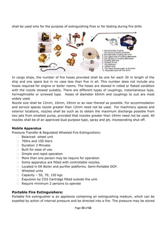 Fire prevention and Fire Fighting(FPFF)