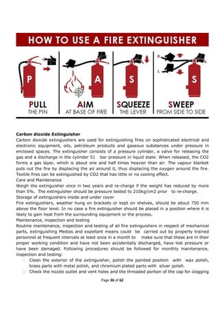 Fire prevention and Fire Fighting(FPFF)