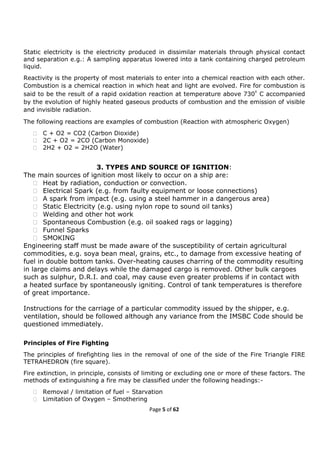 Fire prevention and Fire Fighting(FPFF)