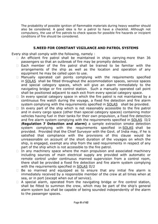 Fire prevention and Fire Fighting(FPFF)