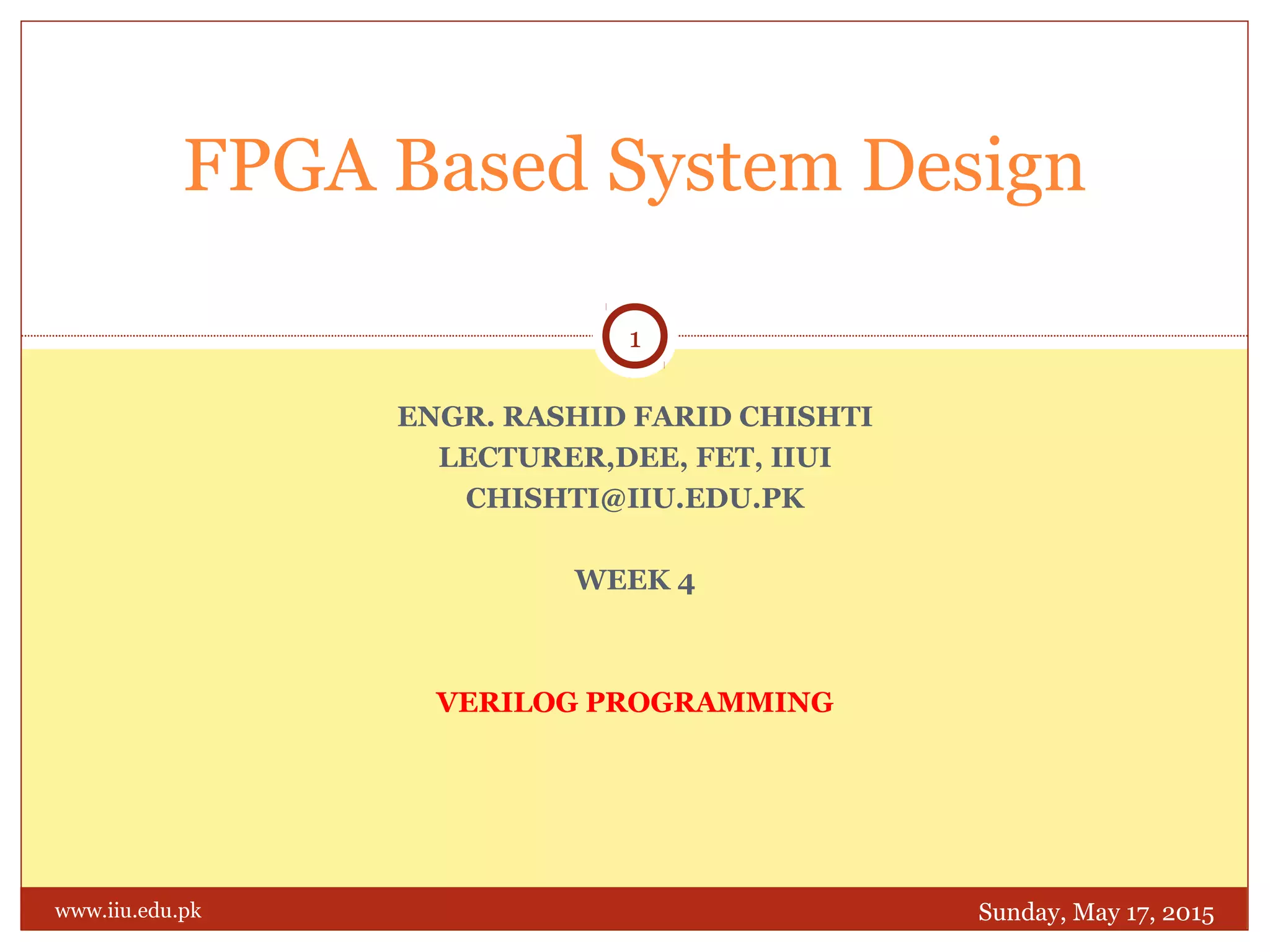 Fpga 04-verilog-programming | PPT image.