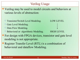 Fpga 04-verilog-programming | PPT