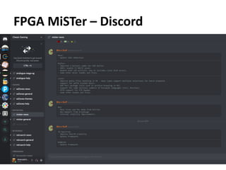 FPGA MiSTer – Discord
 