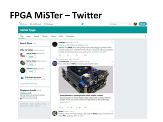 FPGA MiSTer – Twitter
 