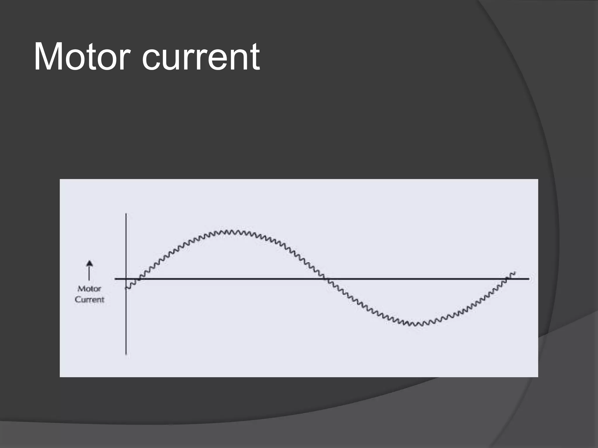Motor current
 