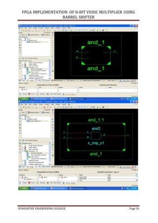 Fpga implementation of high speed 8 bit vedic multiplier using barrel ...