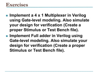 Field Programmable Gate Array Gate Level Modeling | PDF