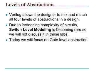 Field Programmable Gate Array Gate Level Modeling | PDF