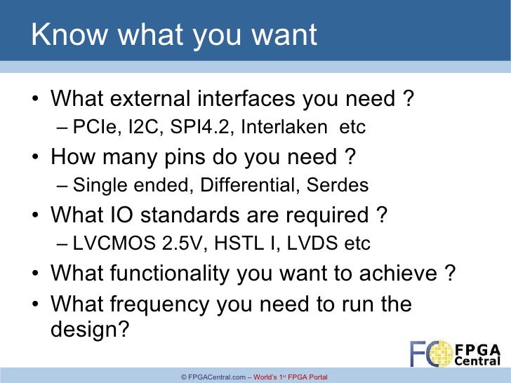 FPGA Pinout How To Define Pins For FPGA