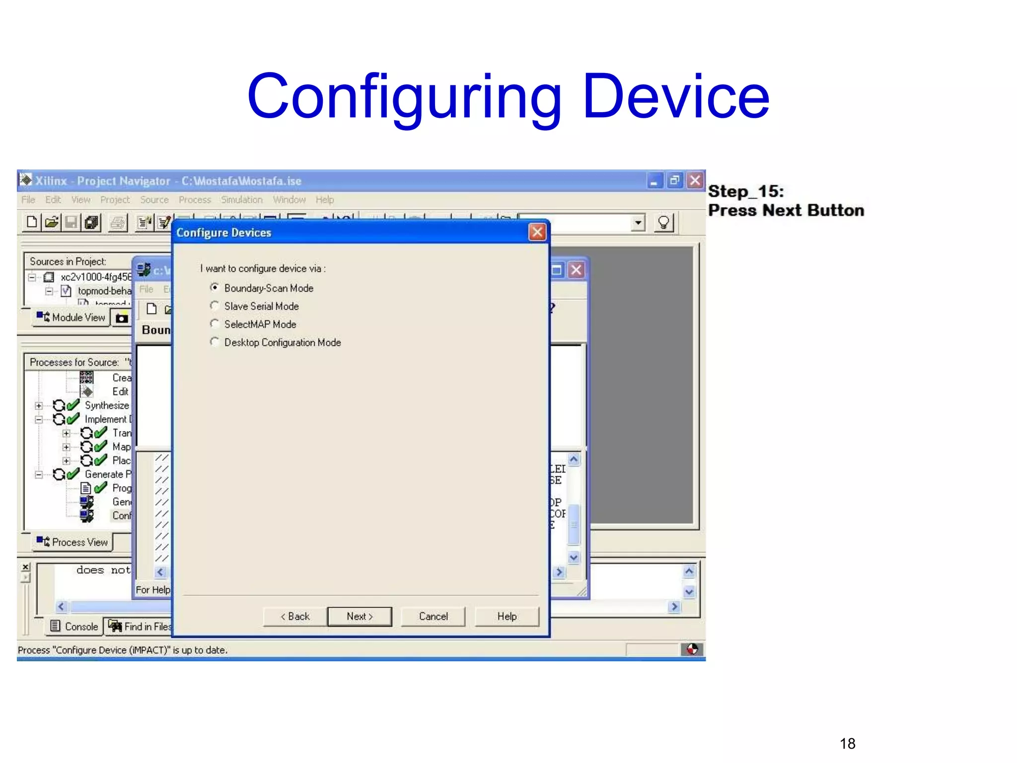 Configuring Device18